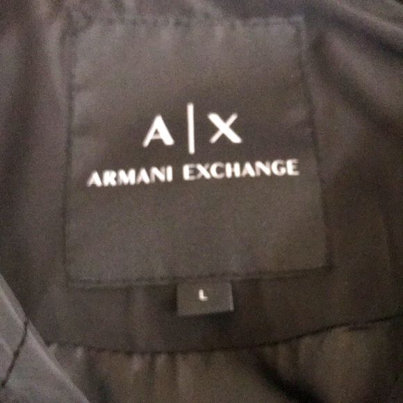 Armani Exchange blackout stealth windbreaker - Picture 3 of 4